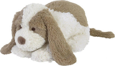 Happy horse chien david peluche 28cm - blanc beige - peluche bébé