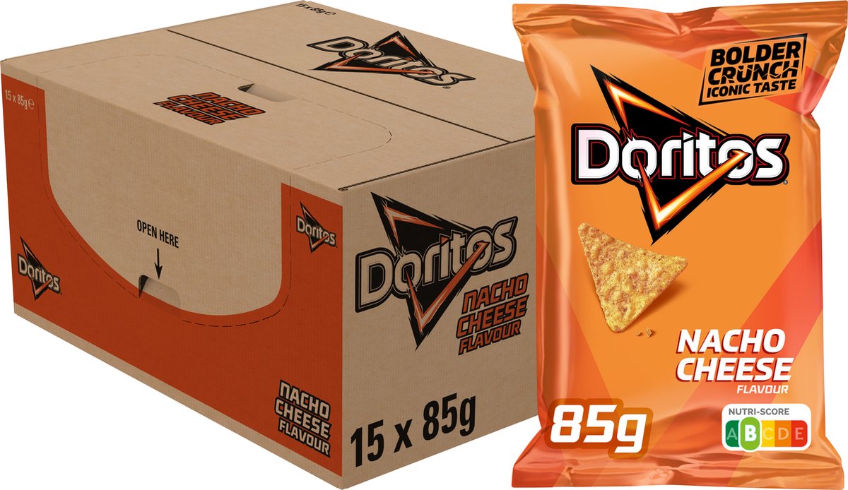 Fromage nacho Doritos - chips tortilla - 15 x 85 grammes
