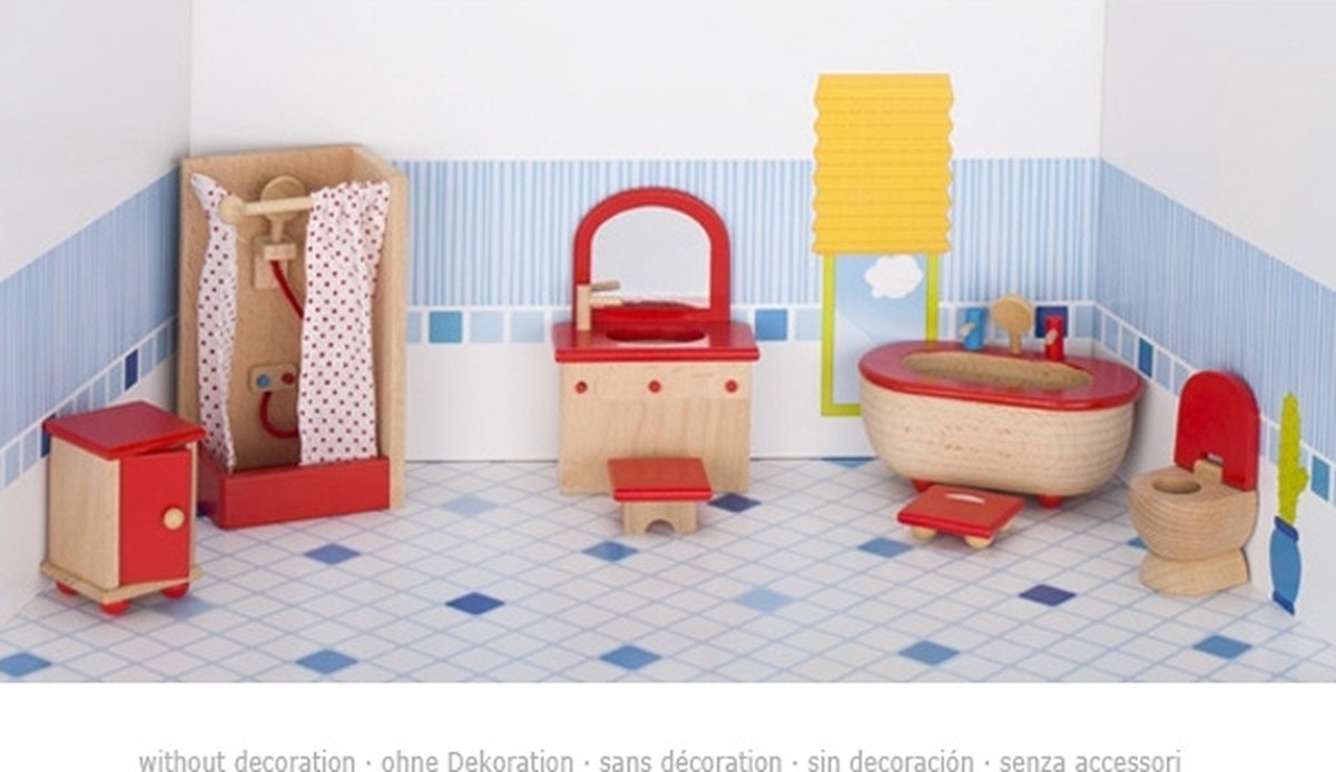 Salle de bains de meubles Goki Dollhouse