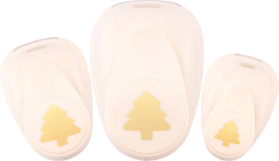 Vaessen creative • set de perforatrices figurines Arbres de Noël 3 pcs.