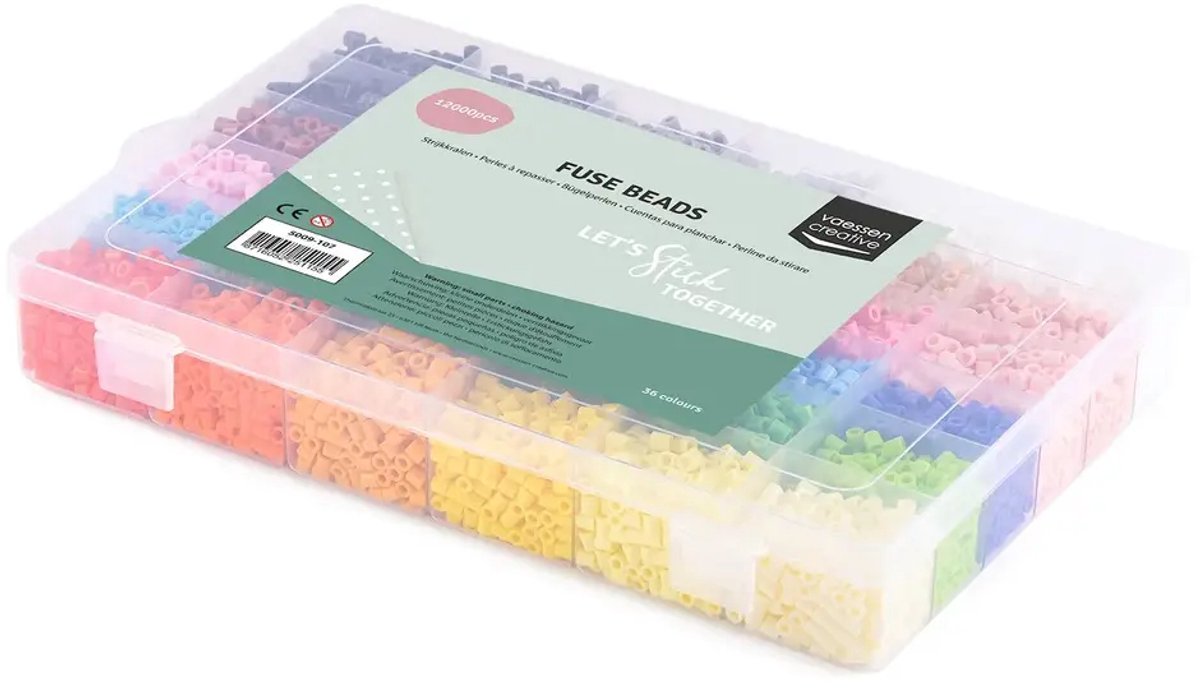 Vaessen creative • Perles thermocollantes assorties 12000 pcs.