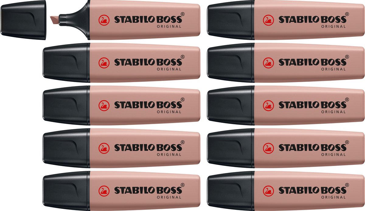 Stabilo boss original - surligneur - ambre - boîte de 10 pièces
