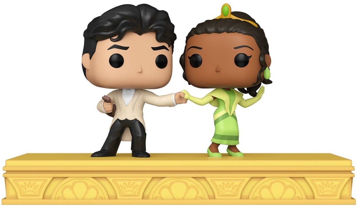 Moment pop du 100e anniversaire de la figurine de collection Disney Funko la Princesse et la Grenouille ! 2-pack tiana naveen 9 cm multicolore