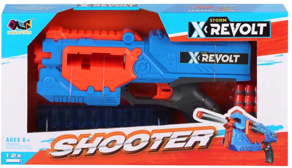 Shooter x revolt - avec 12 flèches souples
