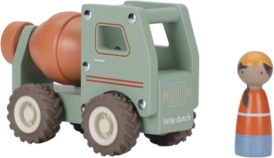 Petit camion à béton hollandais