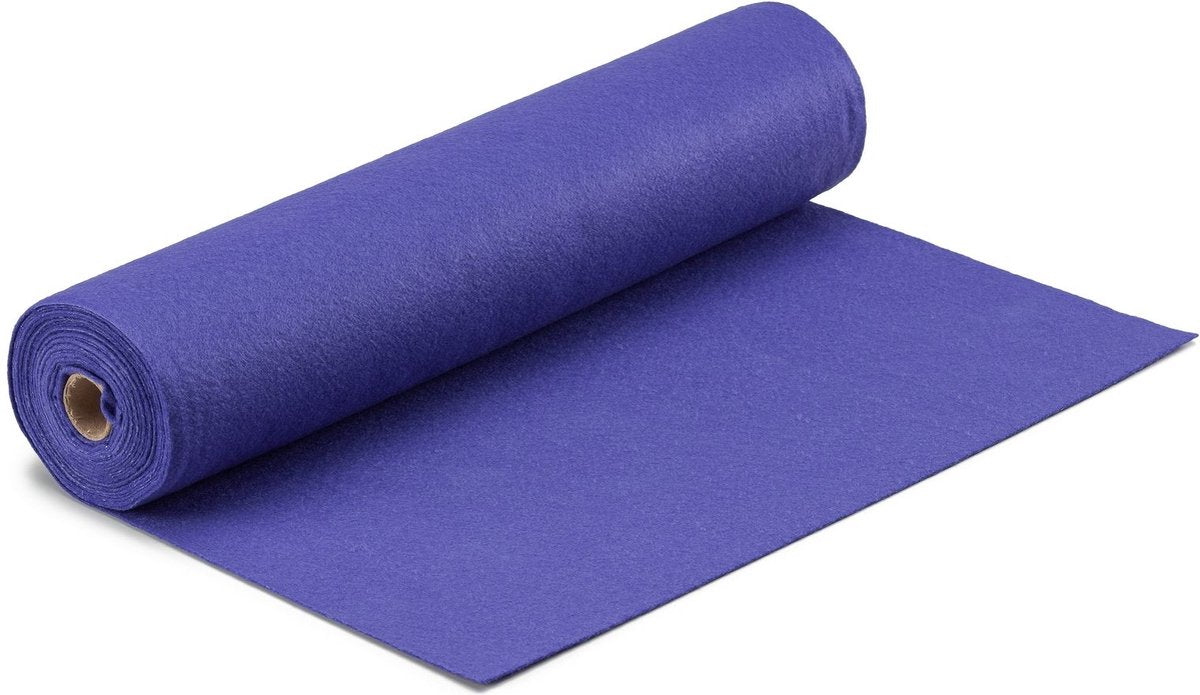Vaessen creative feutre en rouleau - violet - 1 mm - 45 cm x 5 m