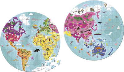 Janod - puzzle - le monde - autour