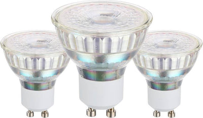 Set de lampes Eglo LED 3 pièces - gu10 - ø 5 cm - clair - 3000k