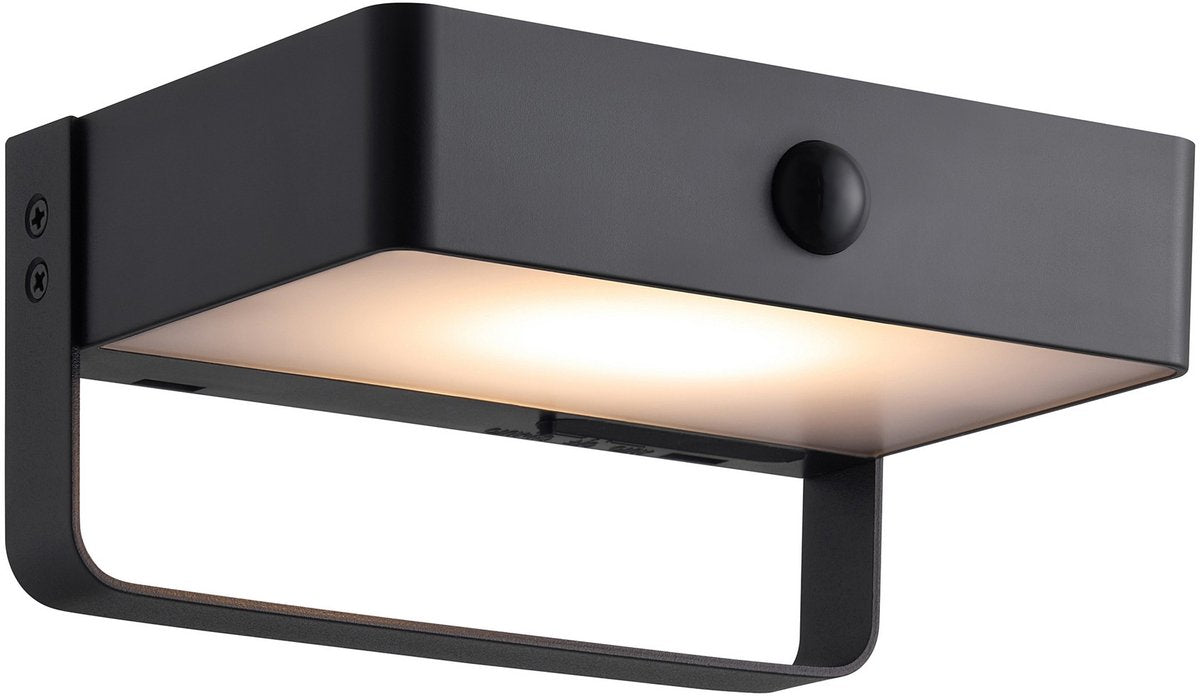 Nordlux -lampe d'extérieur-saulio solaire-applique murale rechargeable-noir