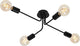 Briloner Kuglo - plafonnier industriel - 4 lumières - e27 max. 60w - noir