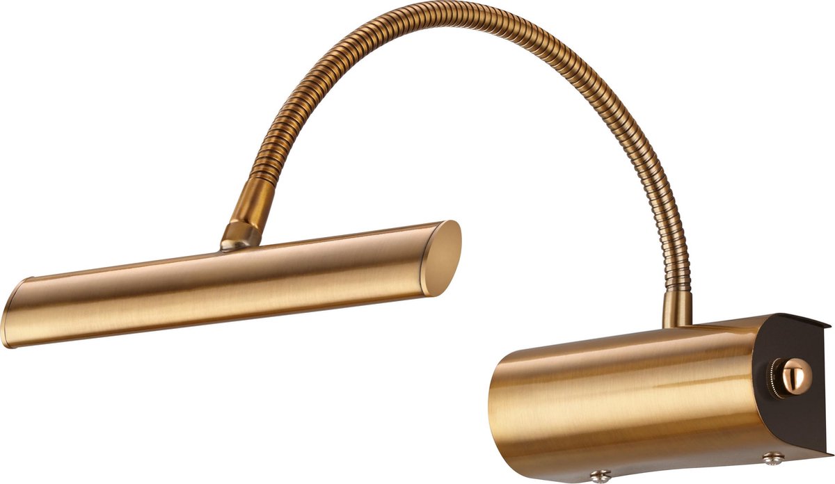 Trio curtis - applique - bronze ancien - incl. 1x led smd 4w - dimmable - flexible