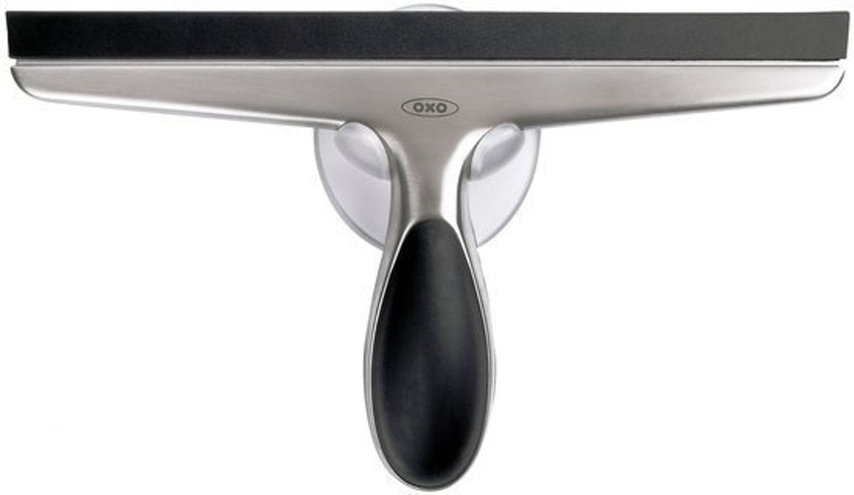 Oxo - essuie-glace - avec support - acier inoxydable