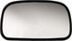 Carpoint miroir d'angle mort autocollant 8,3x4,7cm - noir