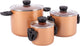 Bo-camp - industriel - set de poêles - slauson - compact 3 - 3 pièces - aluminium - induction