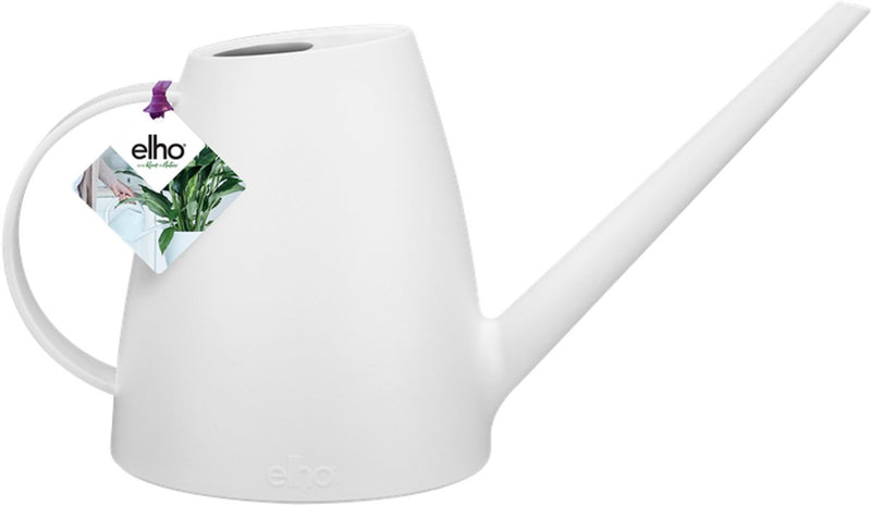 Arrosoir Elho brussels 1,8l - arrosoir d'intérieur - en plastique recyclé - ø 33,0 x h 17,0 cm - blanc