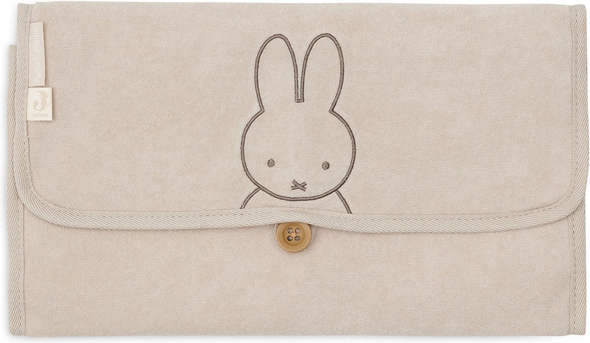 Jollein x Miffy matelas à langer éponge miffy - nougat