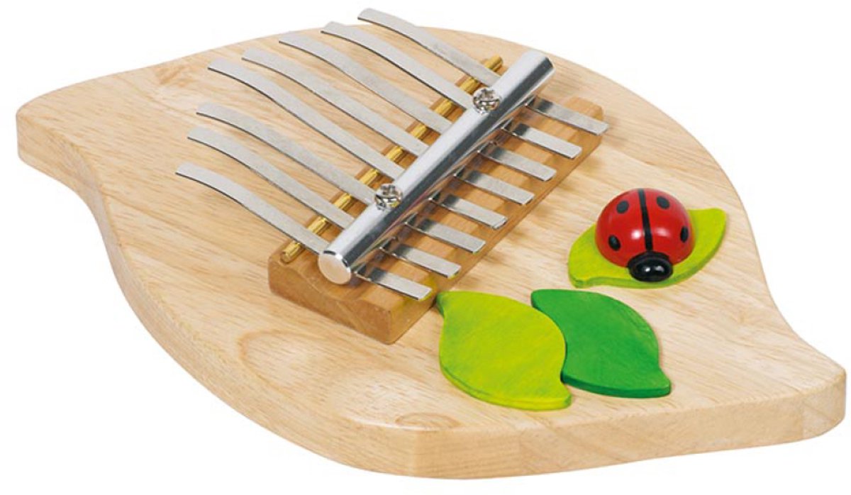 Goki kalimba - coccinelle - l22cm - bois - 5 ans
