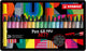 Stilo Pen 68 MAX ARTY FELT -TIP PEN avec épais pic de burin 20 couleurs