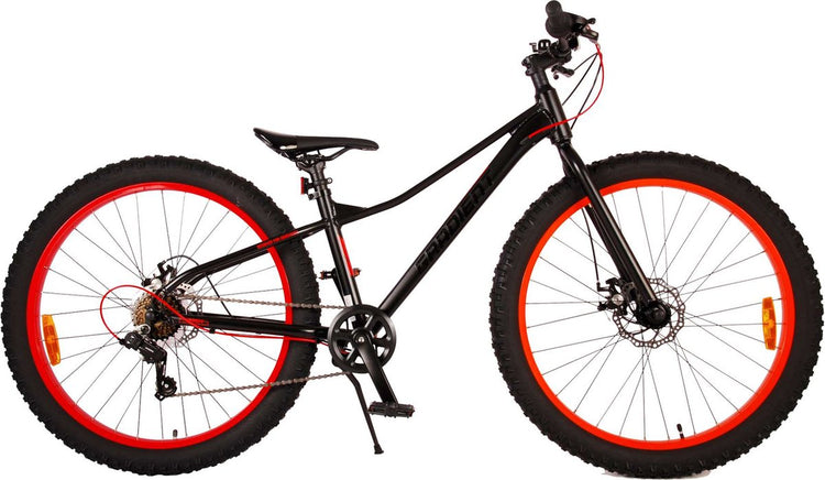 Volare Gradient Children's Bicycle - Boys - 26 pouces - Black Orange - 7 Speed ​​- Prime Collection