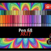 Stabilo Pen 68 Arty Metal Box Felt -Tip stylos, 66st.