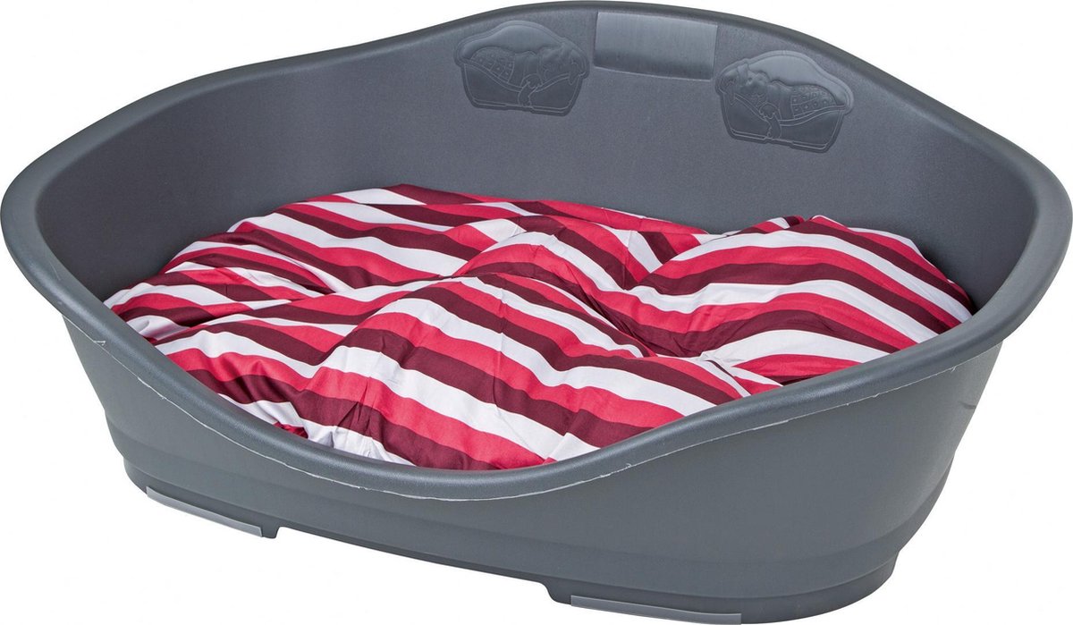 Lit pour chien dormeur Stefanplast - anthracite - xl : 78 x 50 cm