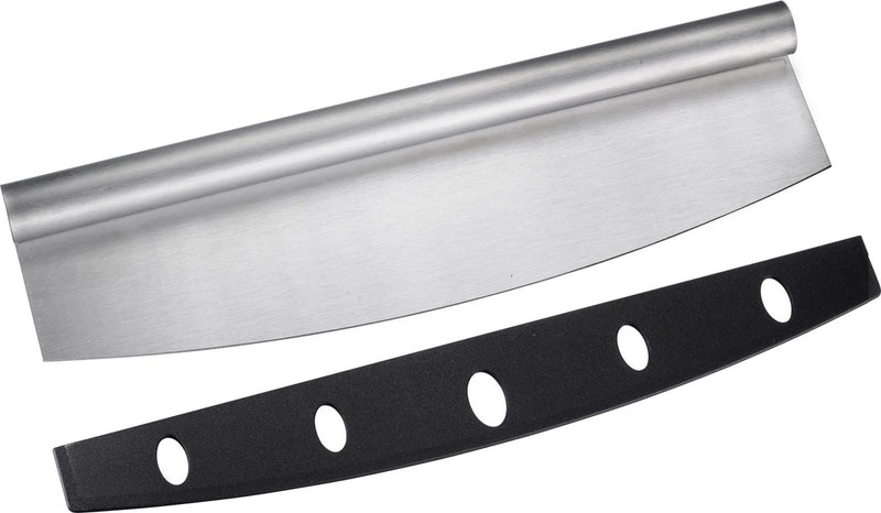 Couteau à bascule à pizza Westmark easy - couteau à bascule pour pizzas, idéal pour couper sans effort la pizza ou la tarte flambée - acier inoxydable, pp
