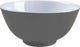 Bo-camp - bol - bicolore - mélamine - 4 pièces - gris