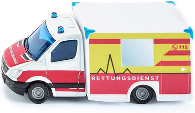 Siku Mercedes Benz Rettungsdienst 12,7 cm acier blanc rouge (1536)