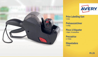Pince de prix avery 1 ligne noire