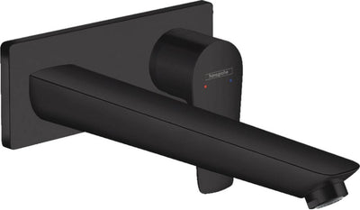 Hansgrohe talis e - mitigeur de lavabo - commande à levier unique - avec bouchon de vidange - taille 225 mm - noir mat