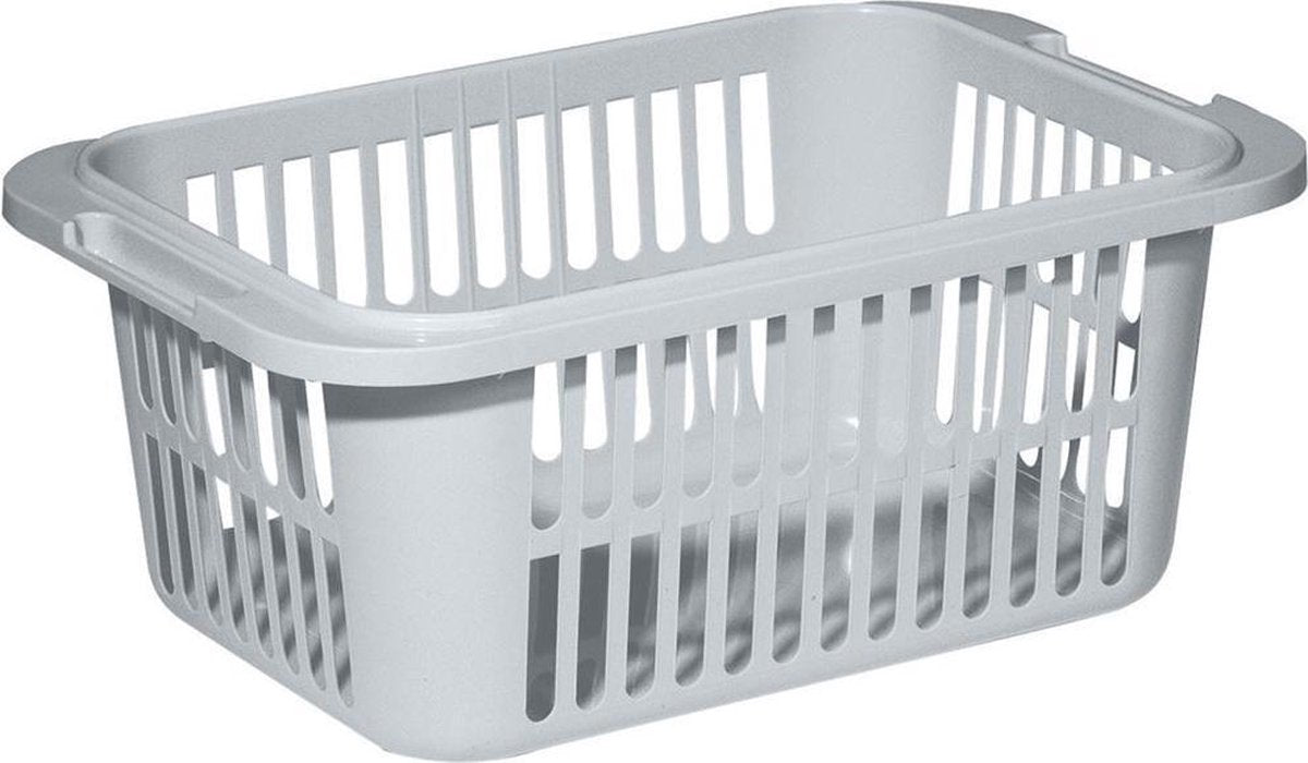 Curver allibert panier à linge 30 litres lingo acier 55x3