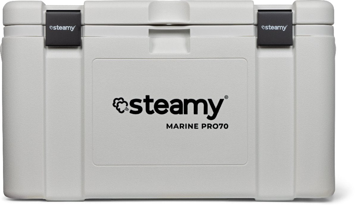 Steamy marine pro 70 - grande glacière - très bien isolée - 70 litres - blanche