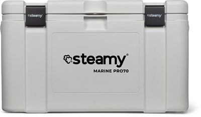 Steamy marine pro 70 - grande glacière - très bien isolée - 70 litres - blanche