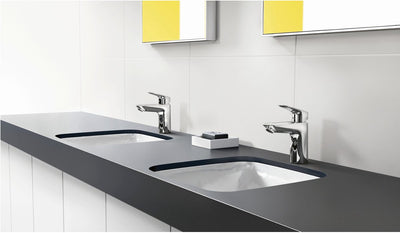 Hansgrohe Washbasin Mélangez le robinet Tap Logis Single Handles 100 Coolstart avec lavage de traction