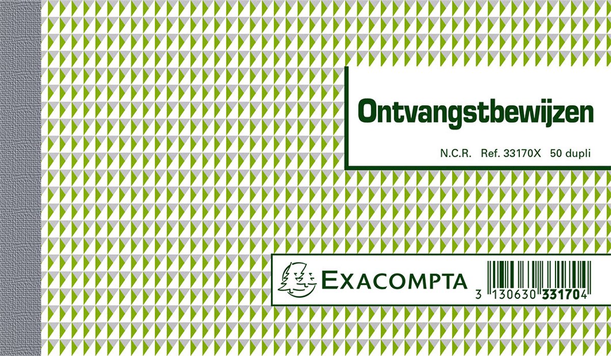 Reçu Exacompta (livret de reçu) 10,5x18 dupli nl