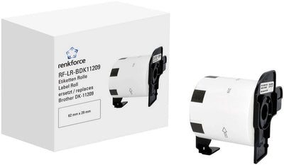 Renkforce RF-6027500, blanc, étiquette d'imprimante autocollante, étiquette continue, rouleau, papier, thermique direct