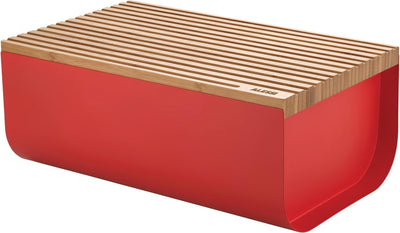 Boîte à pain Alessi avec planche à découper mattina - rouge - BG03 r - par big-game