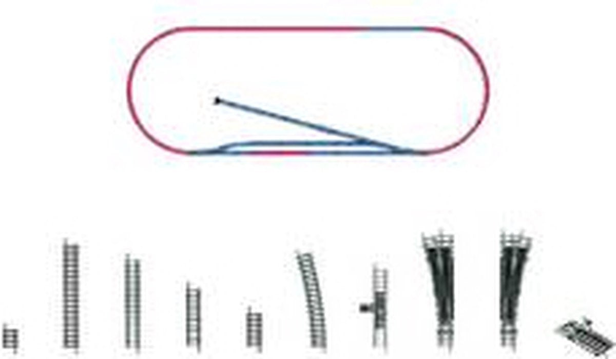 Kit d'extension de rail Minitrix h1
