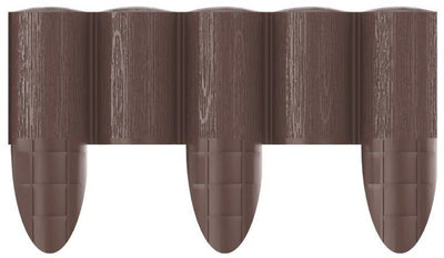 Palissade de jardin Cellfast marron 8 pièces (17 30cm h l)