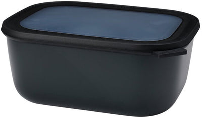 Mepal - récipient alimentaire multi-bols cirqula - 3000 ml - rectangulaire - noir nordique
