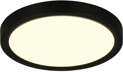 Rl live your light reality draco - plafonnier - noir mat - incl. 1x SMD 18 W - dimmable avec interrupteur - montage mural et au plafond - fonction mémoire via l'interrupteur mural - montage facile - dip - switch