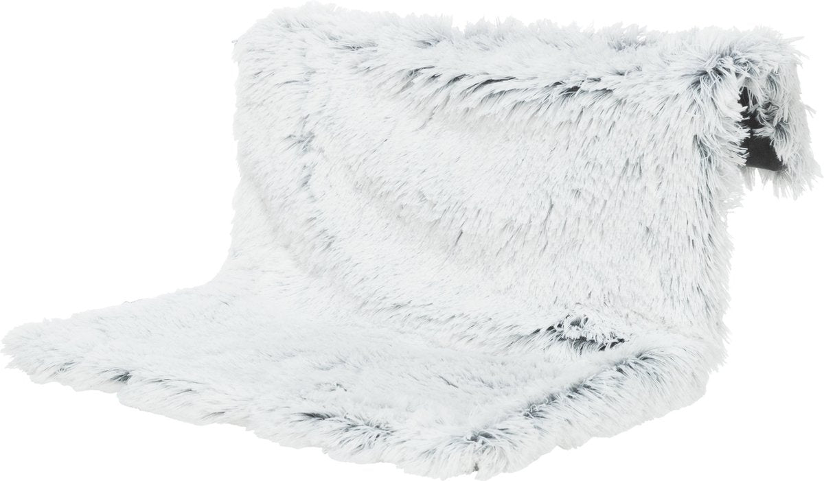 Trixie Radiateur Hamac HARVEY LANGHAAR VELOR BLANC NOIR BLANC