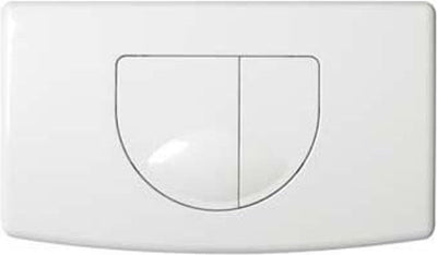 Panneau de commande principal Plieger - panneau de commande des toilettes - 2 boutons - panneau de commande blanc