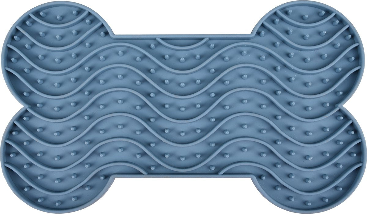 Tapis à lécher Flamingo Yummee bleu moyen - bleu