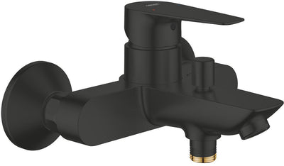 Mitigeur de bain Grohe Start Edge – montage mural – smoothcontrol – avec raccords en S – noir mat