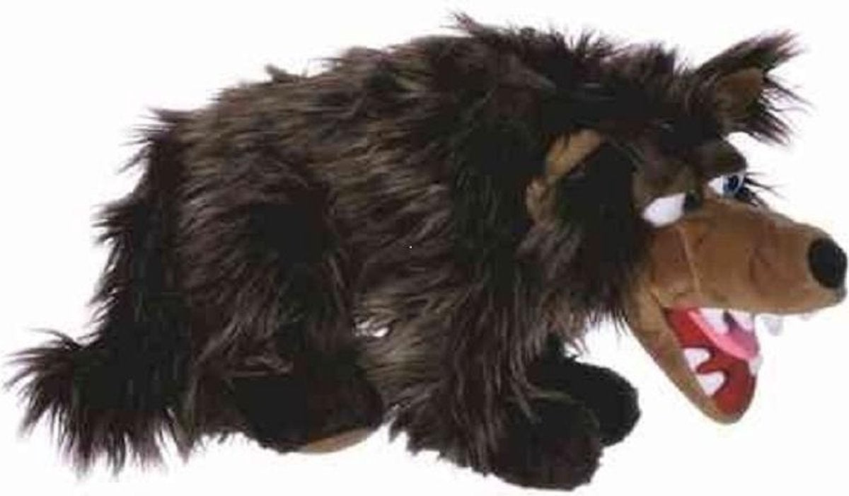 Marionnettes vivantes marionnette vivante marionnette à gants loup 50cm ventriloque factice contes de fées