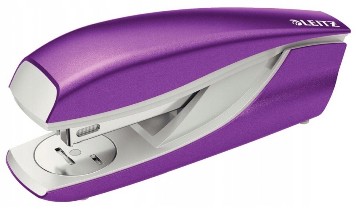 Leitz - agrafeuse - wow - violet - blister