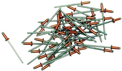 Gesipa 1433472 rivet aveugle standard - tête ronde - ouvert - toutes les pièces - 3,0 x 12 mm (500 pièces)