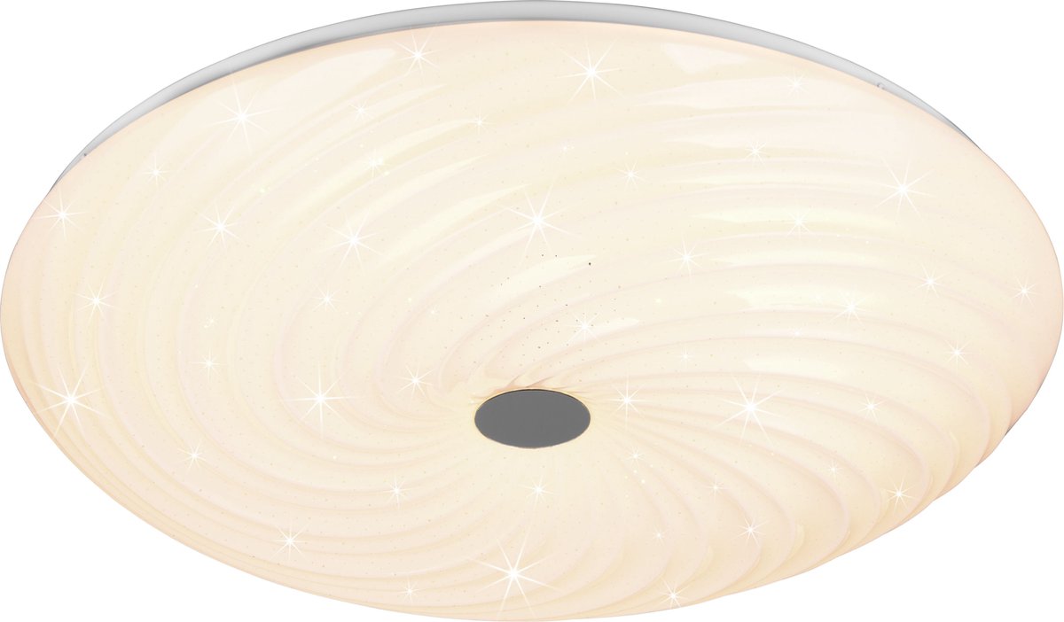 Rl vis ta lumière réalité gravité - plafonnier - blanc - incl. 1x SMD 45w - variateur intégré - couleur de lumière réglable - télécommande