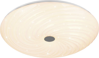 Rl vis ta lumière réalité gravité - plafonnier - blanc - incl. 1x SMD 45w - variateur intégré - couleur de lumière réglable - télécommande